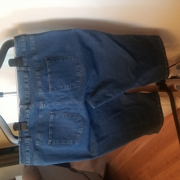 Woman Within Capris Blue 22P - Picture 4 of 4